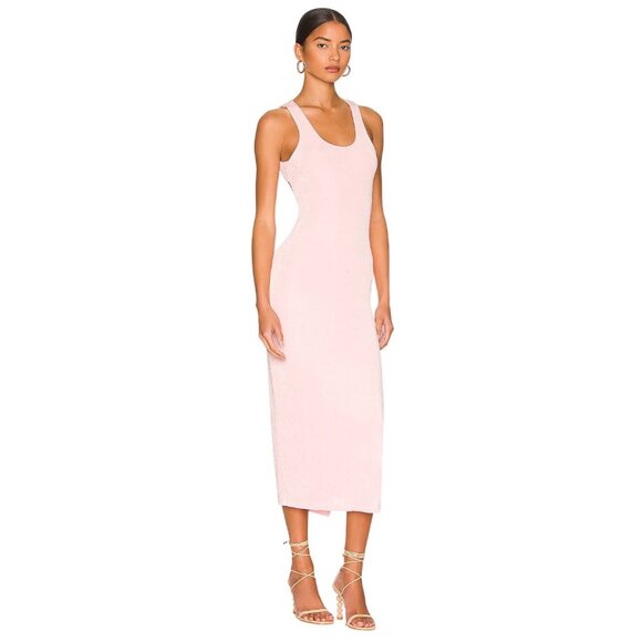 superdown Marissa Midi Dress in Baby Pink XSmall New Womens Long - Picture 3 of 11